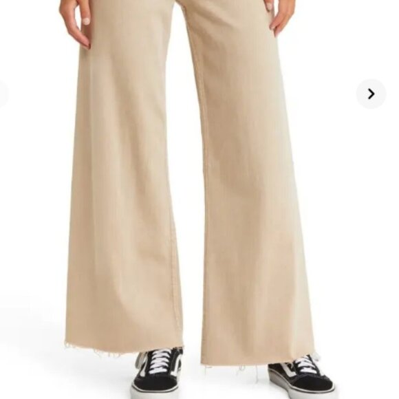 RIP CURL  High-Rise Wide Leg Jeans - Stone NWT - Picture 5 of 7